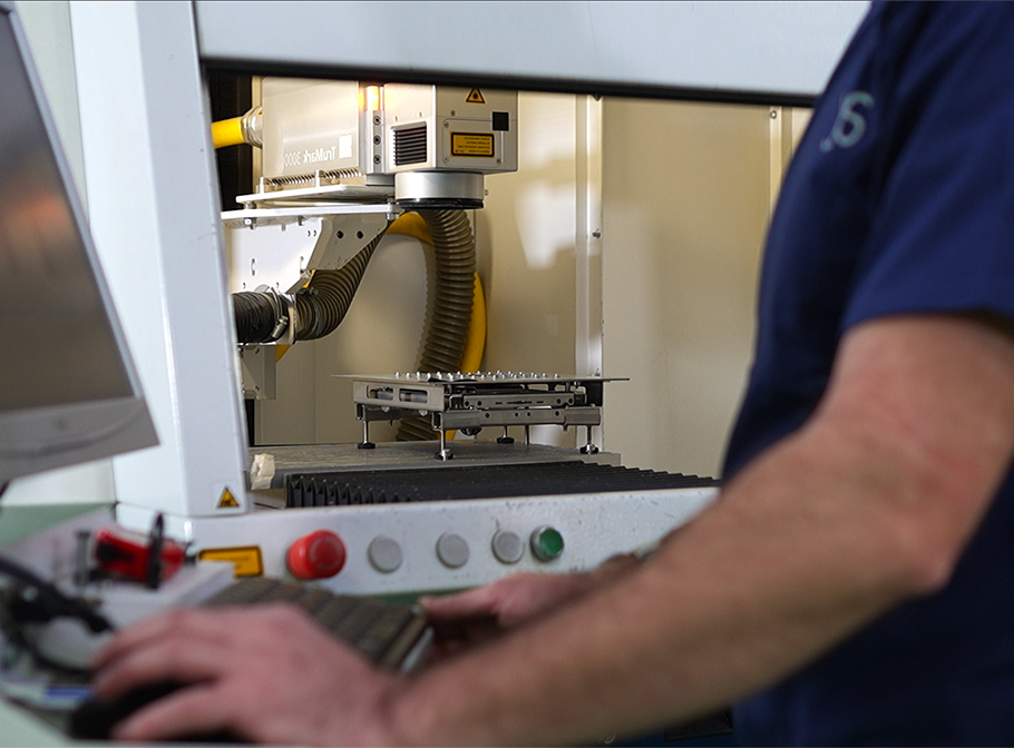 Laser engraving Ablutio.