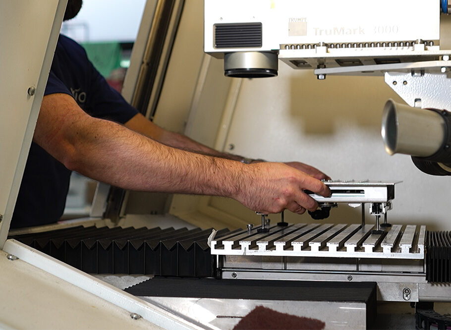 Laser engraving Ablutio.